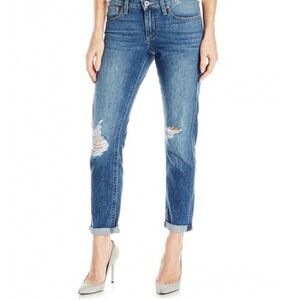 Lucky Brand Jeans Women's 28 Blue Sienna Slim Boyfriend Distressed LIKE NEW!